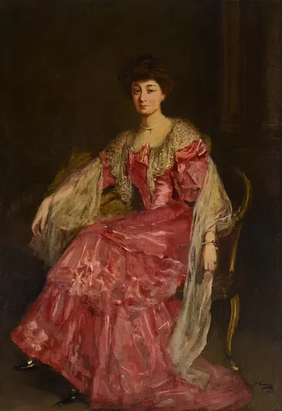 Портрет Мэйбл Чоут (1870-1958) by Сэр Джон Лавери, 1870-1958 — digital art print download