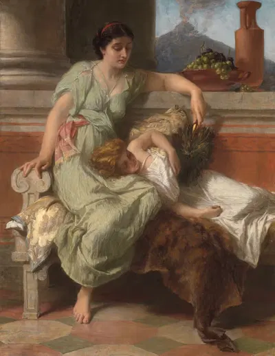 Помпеи, 79 год н.э. by Альфред Элмор, 1878 — digital art print download