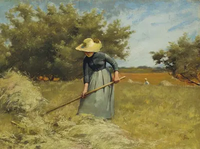Время сена by Чарльз Кортни Карран, 1887 — digital art print download