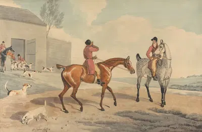 Лесная охота: выпускание стаи by Эдвин Купер, 1816 — digital art print download