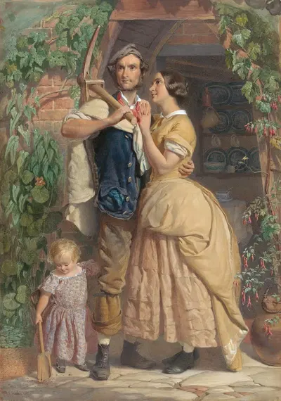Силы старой Англии by Джордж Элгар Хикс, 1857 — digital art print download