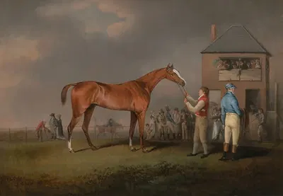 Квиз, после последней гонки в Ньюмаркет by Генри Бернард Шалон, 1807 — digital art print download