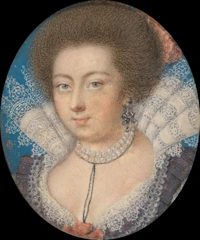 Elizabeth, Queen of Bohemia by Isaac Oliver — digital art print download