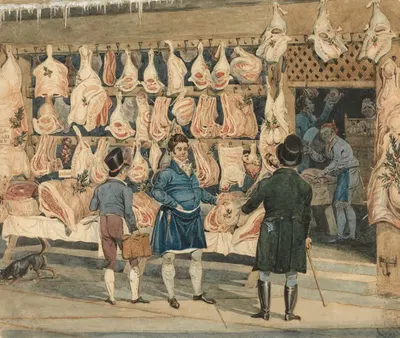 The Meat Market by James Pollard — digital art print download