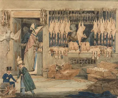 The Poultry Market by James Pollard — digital art print download