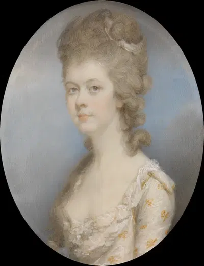 Portrait of an Unknown Lady by Jeremiah Meyer — digital art print download