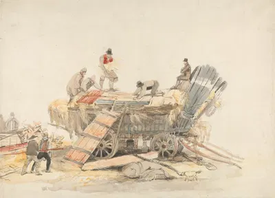 Загрузка повозки by Люк Кленнелл, 1813 — digital art print download