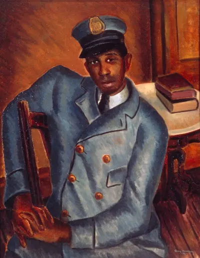 Postman by Malvin Gray Johnson — digital art print download