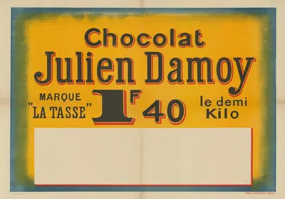 Chocolat Julien Damoy by Имп. Поль Дюпон, 1908 — digital art print download