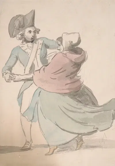 Couple Dancing by Nathaniel Dance Holland — digital art print download