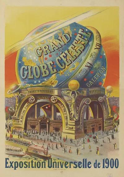 Grand globe céleste. Exposition Universelle de 1900 by Имп. Поль Дюпон, 1900 — digital art print download