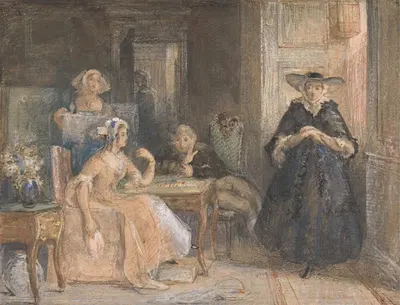 The Reduced Gentleman's Daughter by Richard Redgrave — digital art print download