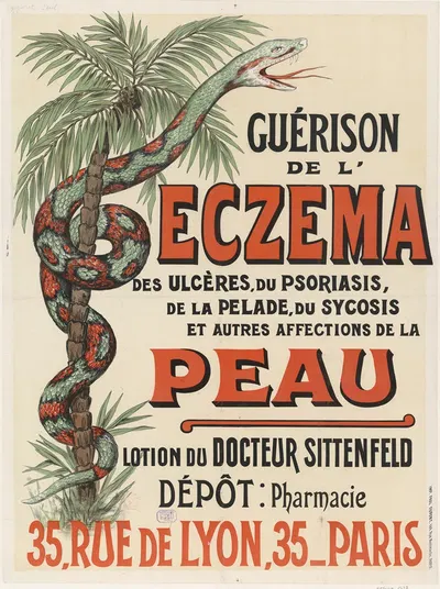 Guérison de l'éczéma, des ulcères, du psoriasis, de la pelade, du sycosis et autres affections de la peau by Имп. Поль…