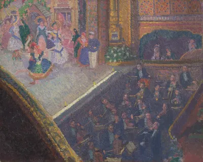 Балетная сцена из 'На песках' by Спенсер Фредерик Гор, 1910 — digital art print download