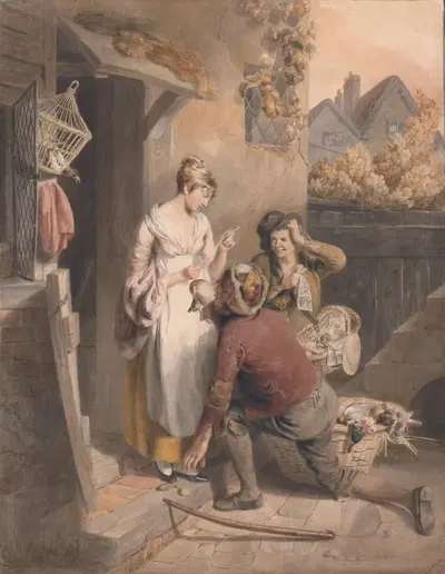 Inattention by Thomas Heaphy, 1808 — digital art print download