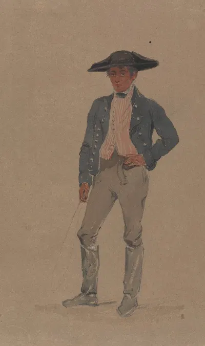 A Postilion by Thomas Sewell Robins — digital art print download