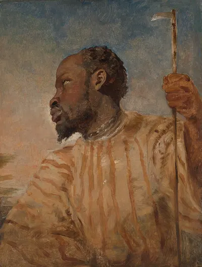 An Enslaved African by William James Müller, 1838 — digital art print download