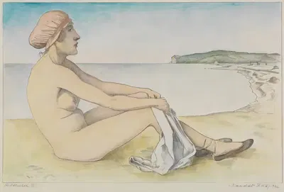 Hiddensee III by Alexander Kanoldt, 1927 — digital art print download
