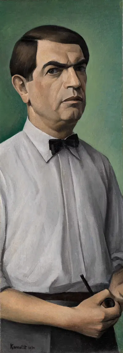 Self-portrait by Alexander Kanoldt, 1930 — digital art print download