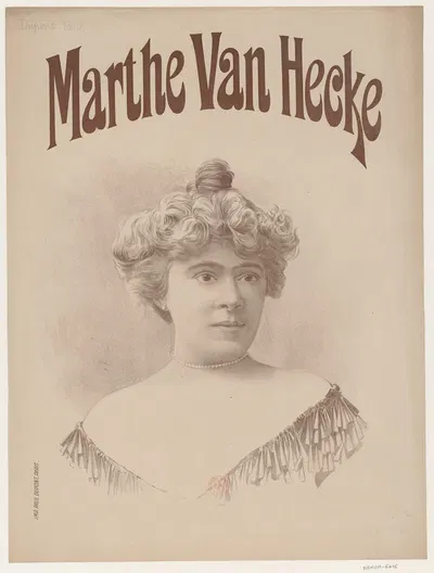 Marthe van Hecke by Имп. Поль Дюпон, 1905 — digital art print download