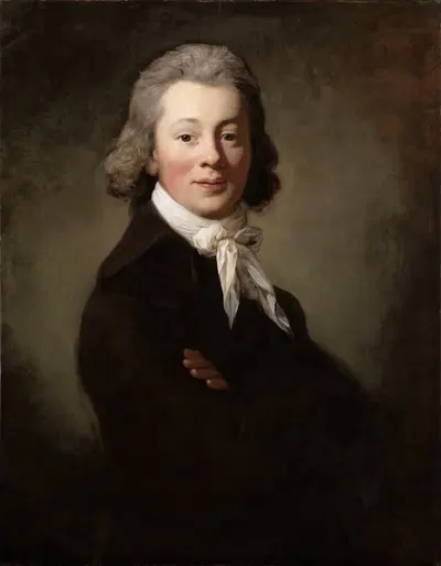 Портрет Фридриха Готтлоба Бенно фон Хейнтица by Антон Граф, 1791-1792 — digital art print download