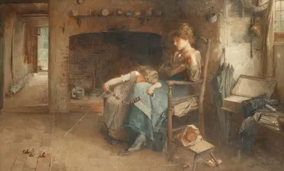 Тихий вечер by Карлтон Альфред Смит, 1904 — digital art print download