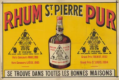 Rhum St Pierre Pur by Имп. Поль Дюпон, 1906 — digital art print download