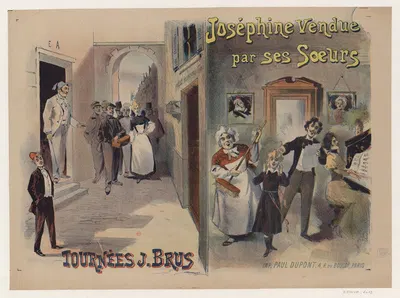 Tournées J. Brus. Joséphine vendue par ses sœurs by Имп. Поль Дюпон, 1894 — digital art print download