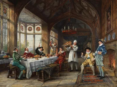 The Roast Beef of Old England by Frank Moss Bennett — digital art print download