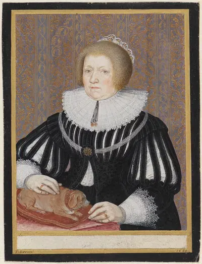 Элизабета Херрин из Хогенгерольдсека и Зульца by Фридрих Брендель, 1629 — digital art print download