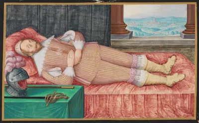 Фридрих граф фон Зольмс на смертном одре by Фридрих Брендель, 1635 — digital art print download
