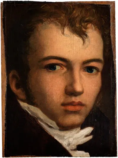 Bildnis des Malers Johann Carl Eggers by Johann Friedrich Overbeck, 1816 — digital art print download