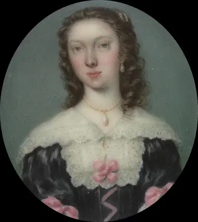 Portrait of a Lady by Gervase Spencer, 1761 — digital art print download
