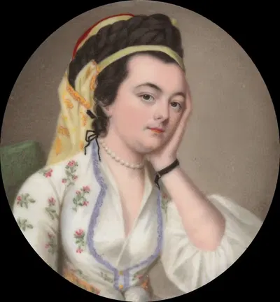 Элизабета Брадшоу by Джервейс Спенсер, 1757 — digital art print download