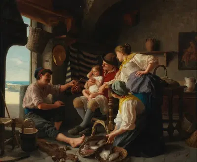 Three generations by Giovanni Battista Torriglia — digital art print download