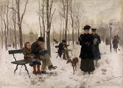Что рассказывает улица by Ханс Бахман, 1889 — digital art print download