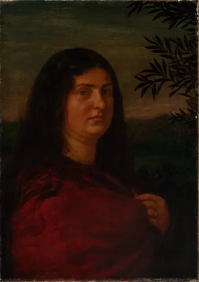 Portrait of Mrs. Cella Thoma by Hans Thoma, 1883 — digital art print download