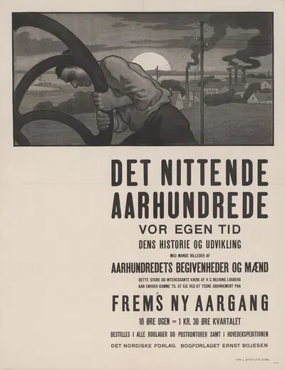 Det Nittende Aarhundrede vor egen Tid dens Historie og Udvikling by Хр. Дж. Като, 1895-1900 — digital art print download