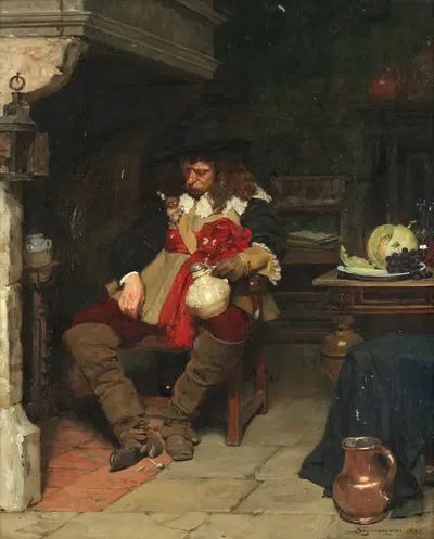 In his cups by John Seymour Lucas — digital art print download