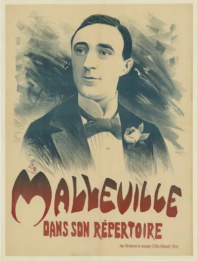 Malleville dans son répertoire by J. Esch, 1896 — digital art print download