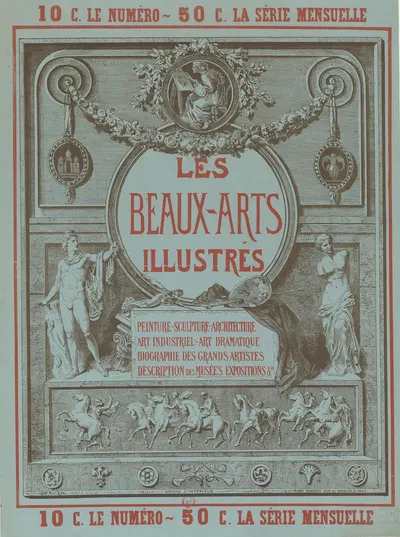 Les Beaux-Arts illustrés by J. Gerlier, 1876 — digital art print download