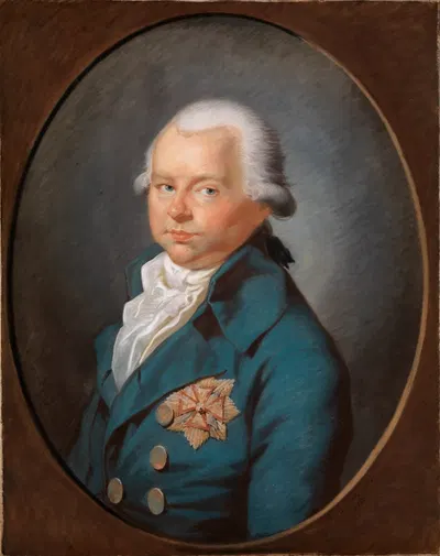 Bildnis des Markgrafen Friedrich von Baden by Philipp Jakob Becker — digital art print download