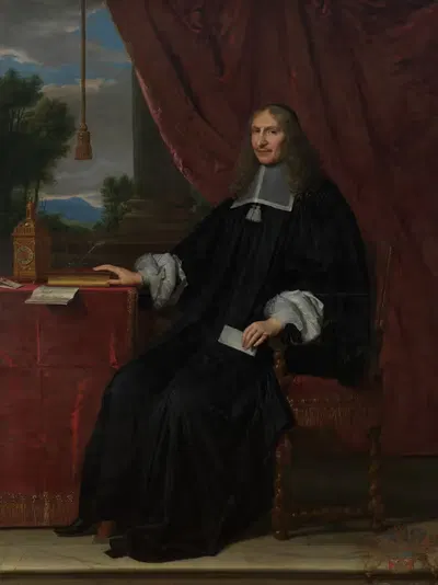 Портрет господина Ле Камю в официальной одежде by Филипп де Шампен, 1668 — digital art print download