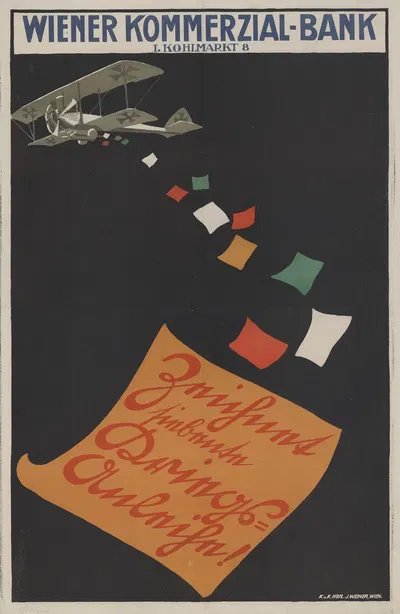 Wiener Kommerzial-Bank. I. Kohlmarkt 8. 7eme emprunt by Дж. Вайнер, 1917 — digital art print download