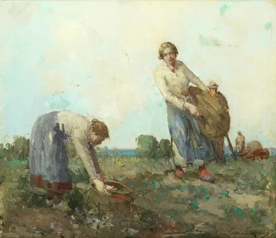 Gathering Turnips by William Lee-Hankey — digital art print download