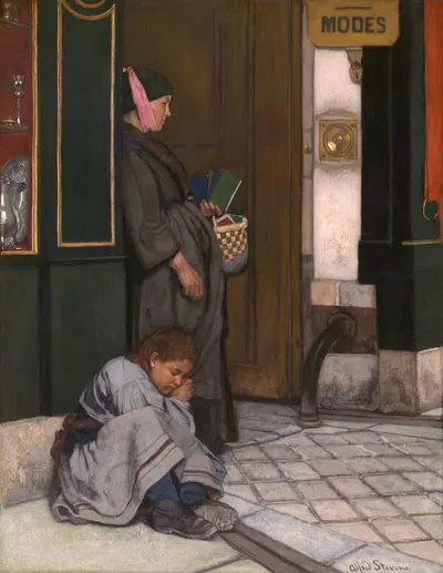 Попрошайничество терпимо by Альфред Стивенс — digital art print download