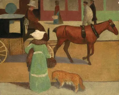 Сцена города by Эрнест Руарт, 1900 — digital art print download