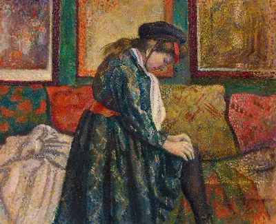 La Jarretière by Georges Lemmen — digital art print download