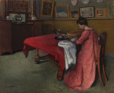Красный халат by Анри Мангин, 1902 — digital art print download