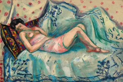 Розовая рубашка, Анита by Анри Мангин, 1918 — digital art print download